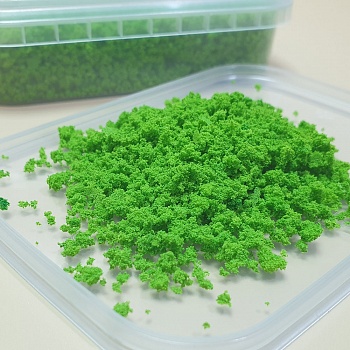 5734 присыпка листва/трава, крупная, 200 мл, мусульманский зеленый