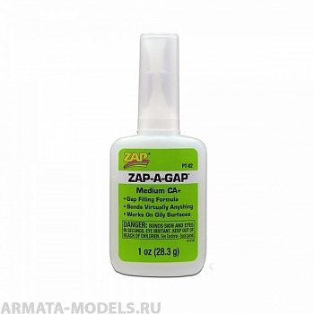 PT02 Цианокрилатный клей ZAP, 28 гр.