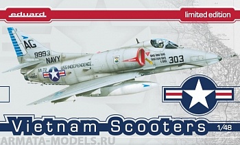 1197 Самолет Douglas A-4E/F Skyhawk от Hasegawa (Смола, травление, декали Cartograf)