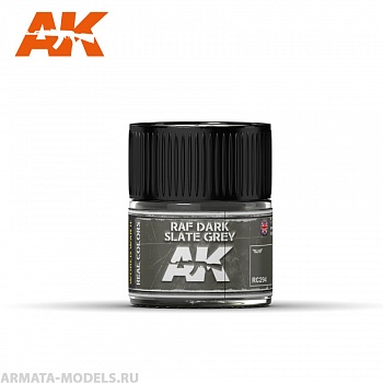 RC294 Краска Real Colors RAF Dark Slate Grey 10ml