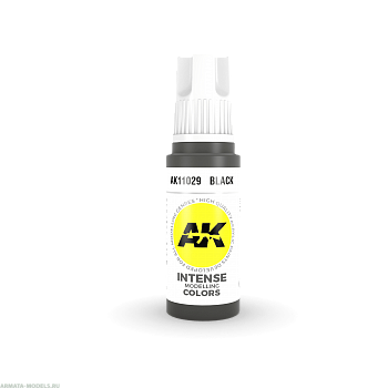 AK11029 Краска акриловая Black 17ml
