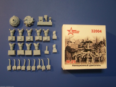 32004AR Авиационный двигатель М-25 1/32