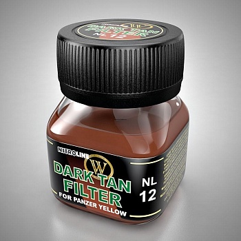 NL-12 Жидкий фильтр жёлто-коричневый тёмный