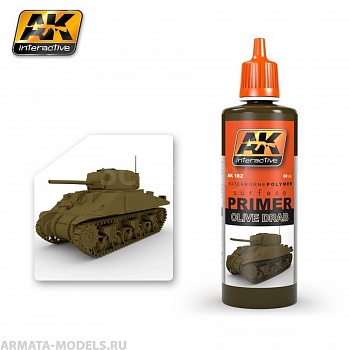 AK-182 Грунт акриловый OLIVE DRAB PRIMER