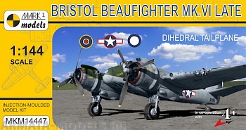 MKM14447 Самолет Bristol Beaufighter MK.VI Late (MARK I Models) 1/144