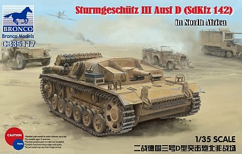 CB35117 WWII German Assault Gun Sturmgeschtz III Ausf D (SdKfz 142)  (Bronco Models)  1/35