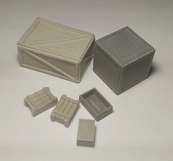 HE-35074 Миниатюра набор ящиков