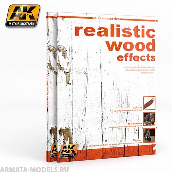 AK259 Обучаюшие книгу по моделизму REALISTIC WOOD EFFECTS IMPROVED ED. (AK LEARNING SERIES N?1)