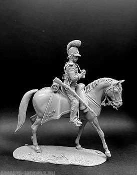 CHM-54315(M). Вюртембергский конный егерь, 1811-12 гг. Материал - белый металл.