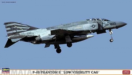 01956 Самолёт F-4S Phantom II Low Visibility CAG Limited Edition Hasegawa