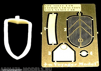 VPE48011 Набор фототравления для 1/48 Photo Etched set Citroen Traction 11CV Staff Car (For TAMIYA 32517)