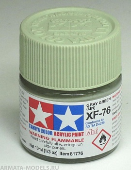 81776T XF-76 Gray Green (IJN) краска акрил. 10мл.