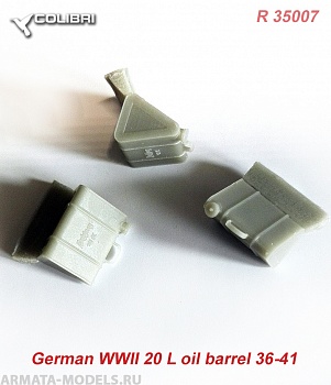 R 35007CD German WWII 20 L oil barrel 36-41