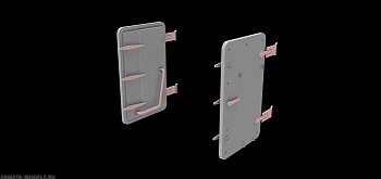 AM3591 Двери для Панциря (2 шт.) (Без фототравления)