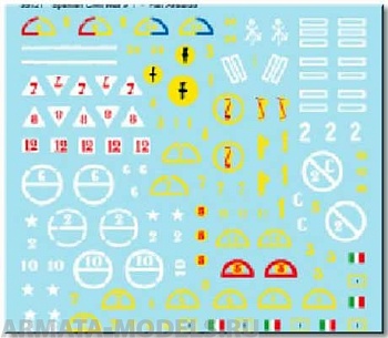 35121BIS Декаль Sp.Civil War (#1) - Ansaldo CV.33/CV.35