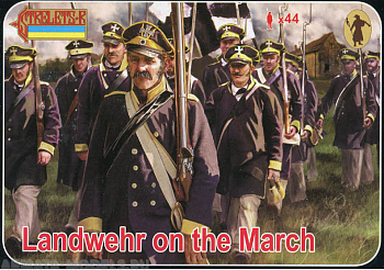72168 STФигуры Landwehr on the March 1/72 Strelets, 1/72