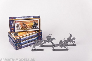 WAB002Silver Набор фигур Конные половцы (серебристый)