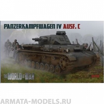 WaW010 Танк Pz.Kpfw. IV Ausf. C - (ENG/GER)  журнал+модель