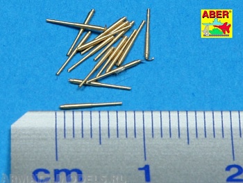 ABR-1:700-L-16  Дополнения для  Set of 16 pcs 105 mm SFLAK barrels SK/33 used in C/33 carriage for German war ships для  1/700