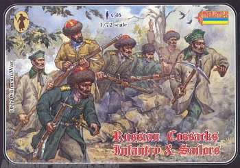 72027ST Фигуры Crimean Russian Foot Cossacks and Sailors