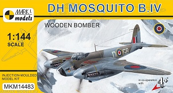 MKM14483 Самолет DH Mosquito B.IV  (MARK I Models) 1/144