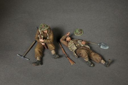 3617SOGA British infantrymans at rest. SOGA Miniatures