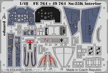 FE764ED Su-25K interior