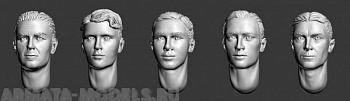 ARM356012 Головы (с волосами) №2