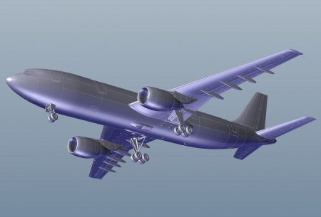 ЕЕ144146_1 Авиалайнер  А300B4 EASTERN Восточный экспресс