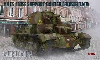 Ш012 Танк A9 CS Close Support British Cruiser Tank - журнал+модель