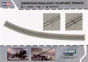 82910 Рельсы German Railway Curved Track (Hobby Boss) 1/72
