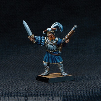 Land-of-02 landscknecht officer (sword, handgun)