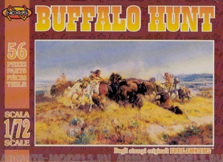 АТЛ017 Фигурки  Duffalo Hunt Nexus Italeri