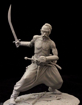 C-75-003 Фигура Запорожский казак 17 век 75мм