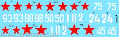 72043CD Декаль И-153 71 ГвИАП 1/72