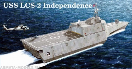 Американский корабль-стелз LCS-2 Индепенденс (1:350) Trumpeter