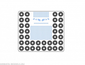 AM144109 Маска окрасочная для Boeing-747 Звезда