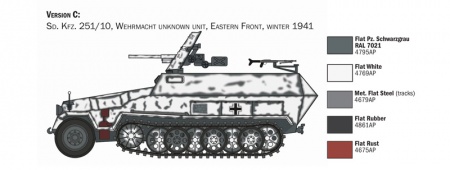 7079ИТ Sd.Kfz. 251/10 Italeri