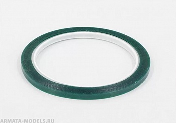 BD0037-5  Лента зеленая прозрачная с жестким краем 5 мм