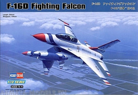 80275 Самолет F-16D Fighting Falcon Hobby Boss